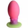 Creature Cocks Glow In The Dark Silicone Egg - Xl Multi Color Sex Toy Product Image 1