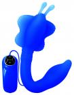 Bendable Butterfly Blue Vibrator Sex Toy Product