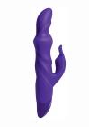 Silicone Thruster Purple Vibrator Sex Toy Product