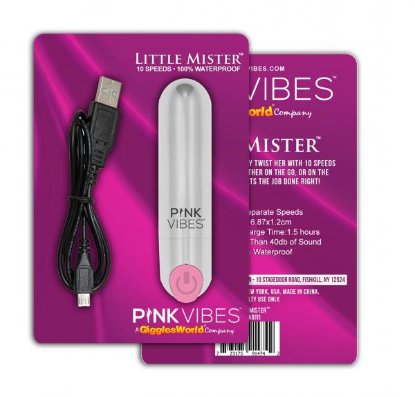 GigglesWorld & Giggles Toys All New Pink Vibes Little Mister Sex Toy Product