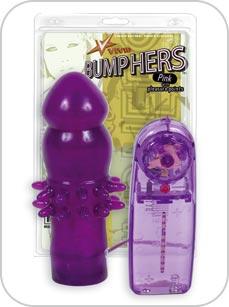 Bump Hers with Pleasure Bumps Purple Vibrator Sex Toy Product
