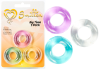 Smitten Big Time 3 Pack Smooth Rings Sex Toy Product
