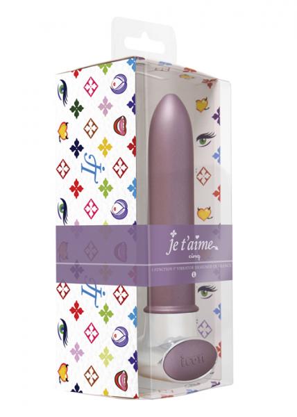 Cinq 5 " Lilac Vibrator Sex Toy Product