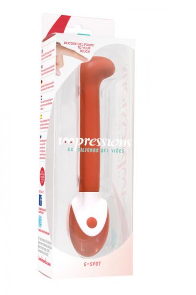 Impressions 5X Silicone Vibe G Spot Red Sex Toy Product