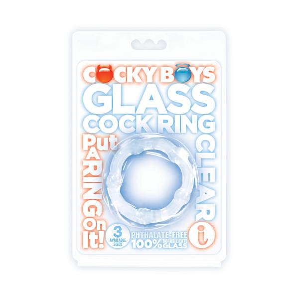 Glass Cockring 40mm Clear Sex Toy Product