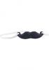 Mustachio Vibrating Silicone Mustache - Black Sex Toy Product Image 1