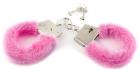 Play Time Cuffs Pink Furry Handcuffs Sex Toy Product