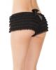 Ruffle Shorts W/Back Bow Black O/S Sex Toy Product Image 2