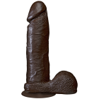 The Realistic C*ck 8 inches Dildo Brown Chocolate Sex Toy Product