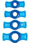 Titanmen Tools Cock Ring Set Blue Sex Toy Product