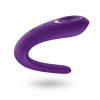 Partner Couples U-Shaped Vibrator Purple Sex Toy Product Image 2