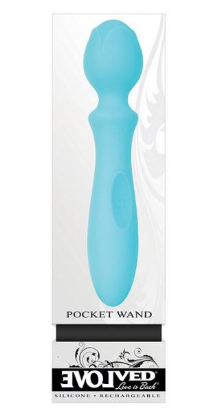 Pocket Wand Blue Petite Body Massager Sex Toy Product