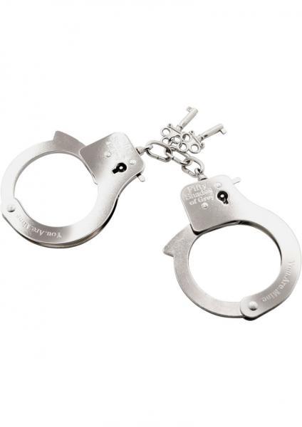 Fifty Shades Of Grey You Are Mine Metal Handcuffs	 Sex Toy Product