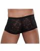 Male Power Mini Shorts Stretch Lace Black XL Sex Toy Product Image 2