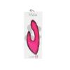 Rechargeable Silicone Rabbit Massager Leah Neon Pink Sex Toy Product Image 2