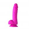 Josi 8 inches Realistic Silicone Dong Purple  Sex Toy Product Image 1