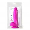 Josi 8 inches Realistic Silicone Dong Purple  Sex Toy Product Image 4