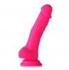 Billee 7 inches Realistic Silicone Dong Neon Pink Sex Toy Product Image 1