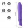 Margo Maia Silicone Textured Bullet Vibrator Purple Sex Toy Product Image 4