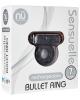 Sensuelle Bullet Ring Cock Ring 7 Function Black Sex Toy Product Image 2