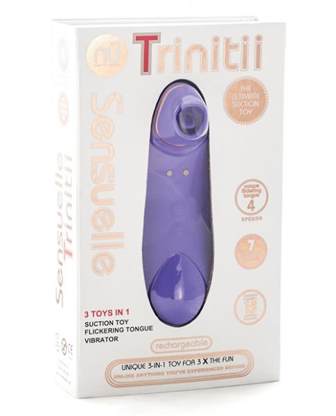 Sensuelle Trinitii 3 Toys In 1 Vibrator Ultra Violet Sex Toy Product