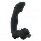 Renegade Silicone Vibrating Massager Waterproof - Black Sex Toy Product