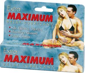 Extra Maximum Delay Lube 1.5 oz Sex Toy Product