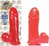 Big Boy 8" With Suction Cup Red Jelly Sex Toy Product