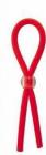 Clincher Adjustable Rubber Cock Ring Red	 Sex Toy Product