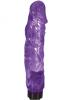 Crystal Cock Big Boss Light Up Tip Purple Vibrator Sex Toy Product Image 1