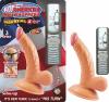 Mini Whoppers Vibrating Dong With Balls 4 inches Beige Sex Toy Product Image 2