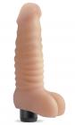 Real Feel No 13 Beige Vibrating Dildo Sex Toy Product