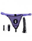 Remote Control Fantasy Strap On Purple/Black Sex Toy Product