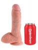 King Cock 8" Cock - Beige Sex Toy Product Image 1