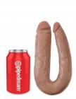 King Cock U Shaped Large Double Trouble Tan Sex Toy Product