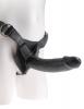 King Cock Strap On Harness 9 inches Dildo Black  Sex Toy Product Image 1