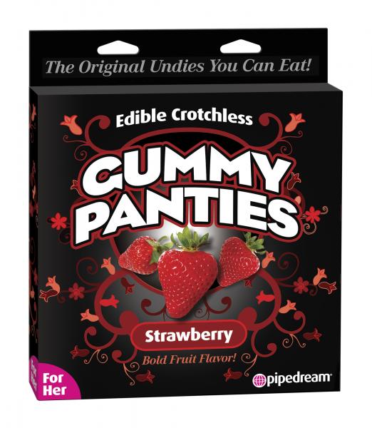 Edible Crotchless Gummy Panties Strawberry Sex Toy Product