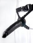 Sir Richard's Command Harness Hollow Strap On Black Sex Toy Product