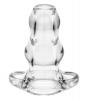 Double Tunnel Plug Large Clear Sex Toy Product Image 1