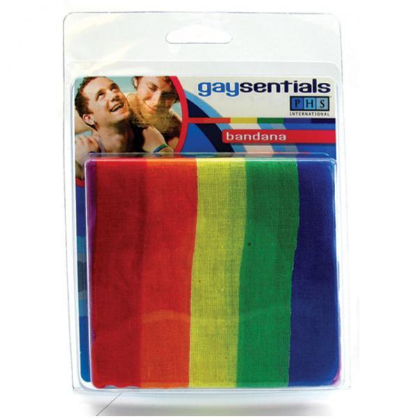 Gaysentials Rainbow Bandana Sex Toy Product