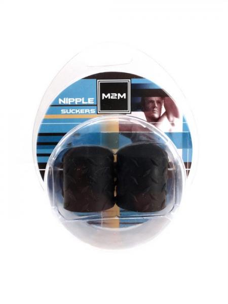 M2M Nipple Suckers Silicone Medium Black Sex Toy Product