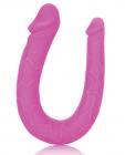 Silicone Double Dong AC/DC Dong Pink Sex Toy Product