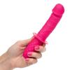 Silicone Grip Thruster Pink G-Spot Dildo Sex Toy Product Image 4