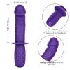 Silicone Grip Thruster Purple G-Spot Dildo Sex Toy Product Image 3