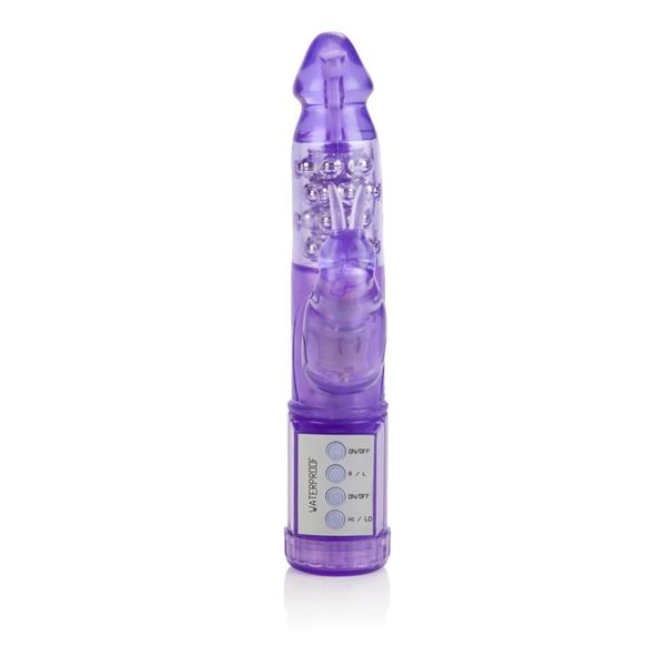 My First Jack Rabbit Vibrator Waterproof 5.25" Insertable - Purple	 Sex Toy Product