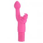 Silicone Bunny Kiss Pink Vibrator Sex Toy Product