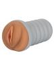 Ribbed Gripper Tight Pussy Brown Stroker Sex Toy Product Image 1