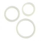 Rubber Ring - White 3 Piece Set Sex Toy Product