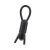 Stud Lasso Vibrating Silicone Black Sex Toy Product
