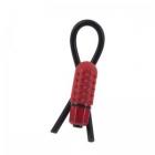 10 Function Vibrating Silicone Stud Lasso Cock Ring Red Sex Toy Product